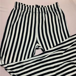 Pin stripe flare pants